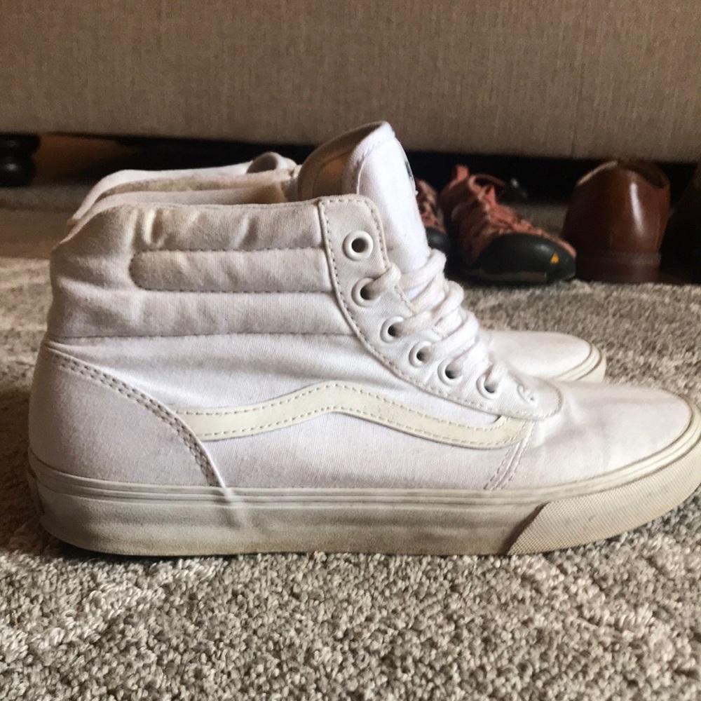 High top vans - white